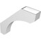Ekena Millwork 6-in. W x 34-in. D x 34-in. H Legacy Architectural Grade PVC Knee Brace BRCP06X34X34LEC - alternate 5